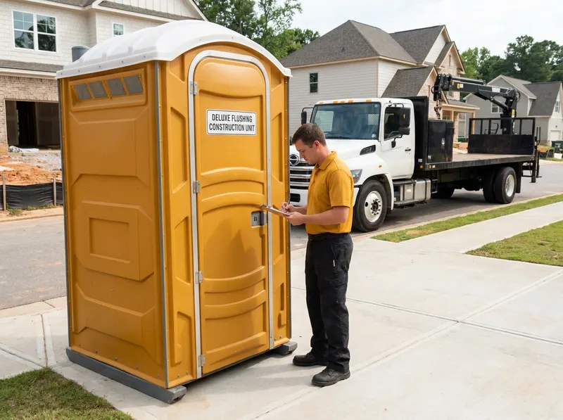 Deluxe Flushing Construction Unit Rental in Atlanta, GA
